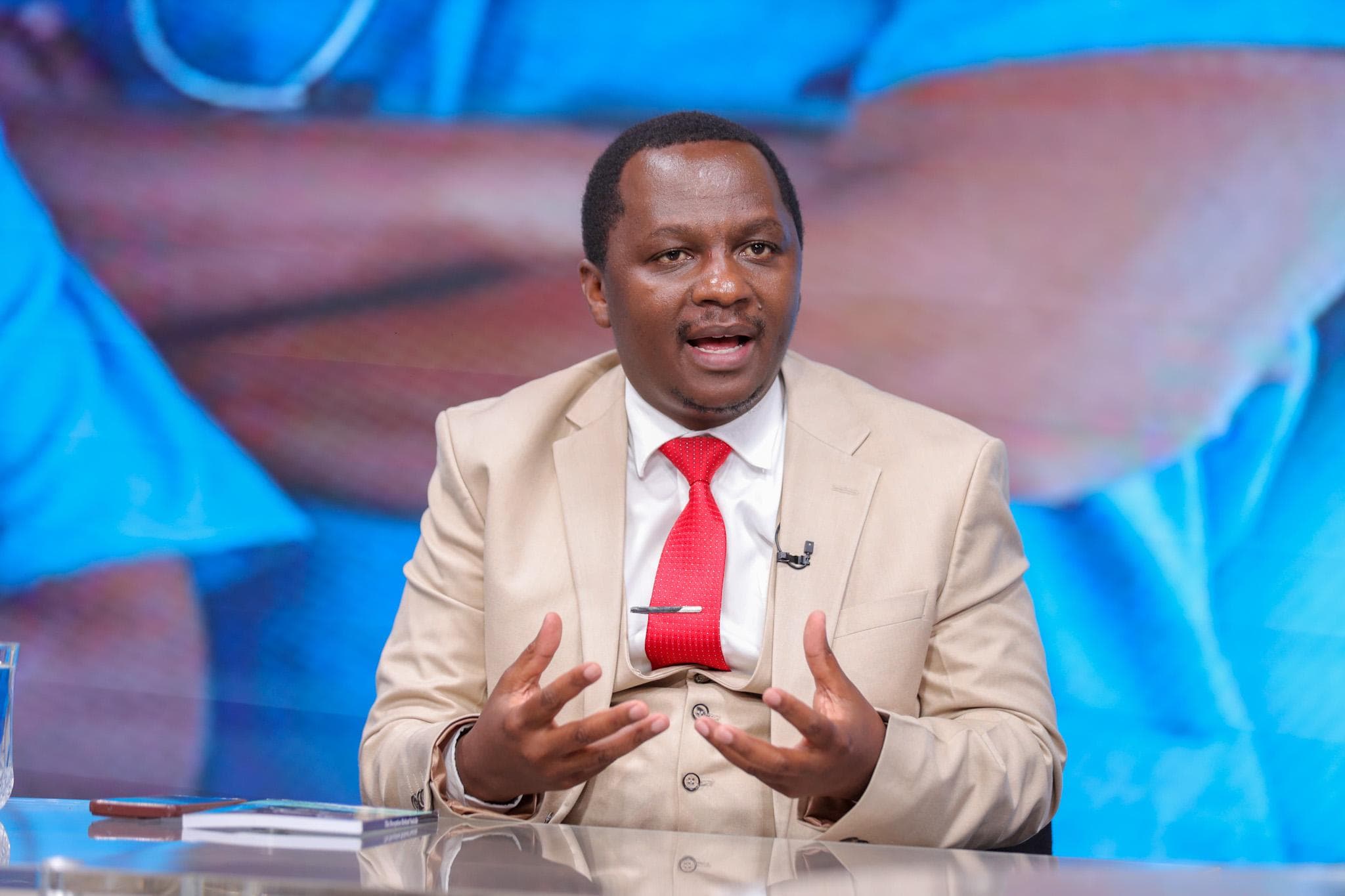Isaac Kamau listening